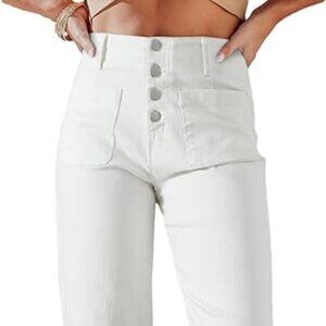 Women's Wide Leg Jeans High Waisted Zimbaplatinum Stretchy Straight Leg Jeans